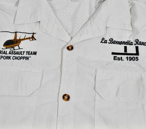 Vintage Aerial Assault Team Ranch Button Shirt Size Small