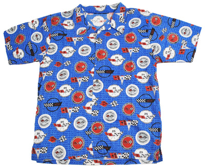Vintage Corvette Button Shirt Size Small