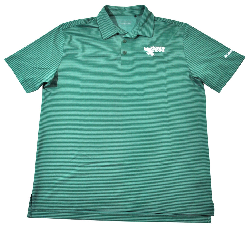 North Texas Mean Green Columbia Polo Size Large