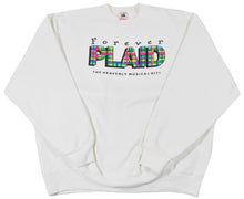 Vintage Forever Plaid Musical Sweatshirt Size X-Large