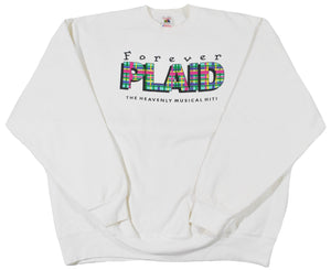 Vintage Forever Plaid Musical Sweatshirt Size X-Large