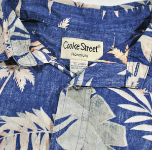 Vintage Cooke Street Hawaiian Button Shirt Size Large