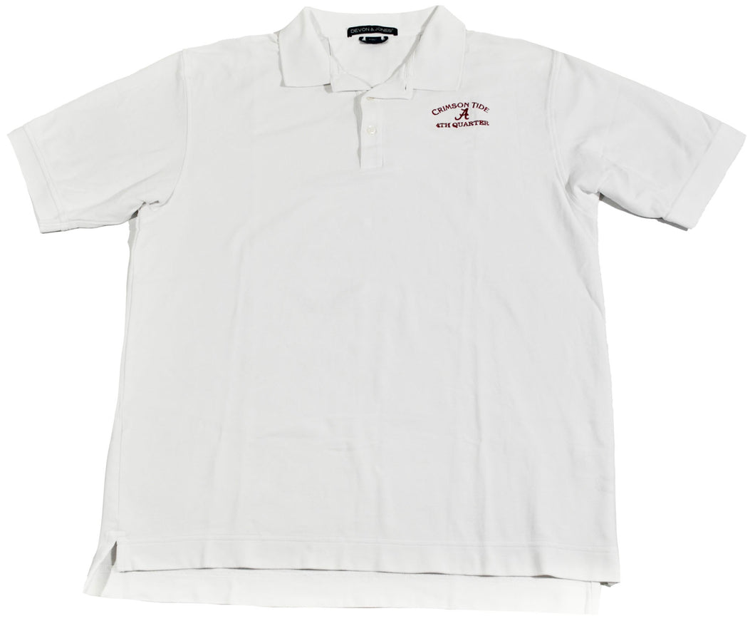 Vintage Alabama Crimson Tide 4th Quarter Polo Size X-Large