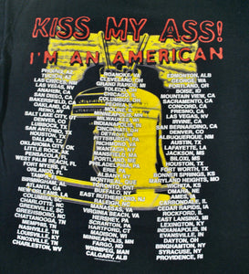 Vintage Ted Nugent Tour Shirt Size Large
