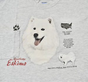 Vintage American Eskimo Dog Shirt Size Large