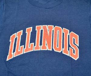 Vintage Illinois Fighting Illini 80s Shirt Size Small