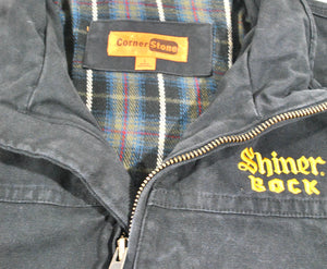 Vintage Shiner Bock Beer Jacket Size Large