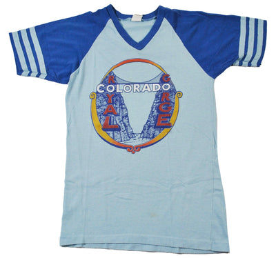 Vintage Colorado Royal Gorge Badger Tag 70s 80s Shirt Size Small