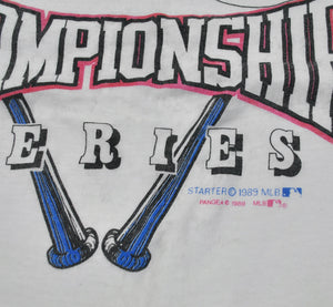 Vintage Chicago Cubs San Francisco Giants 1989 NL Championship Shirt Size Large