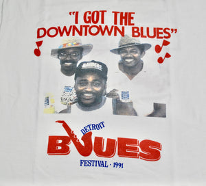 Vintage Detroit Blues Festival 1991 Shirt Size X-Large