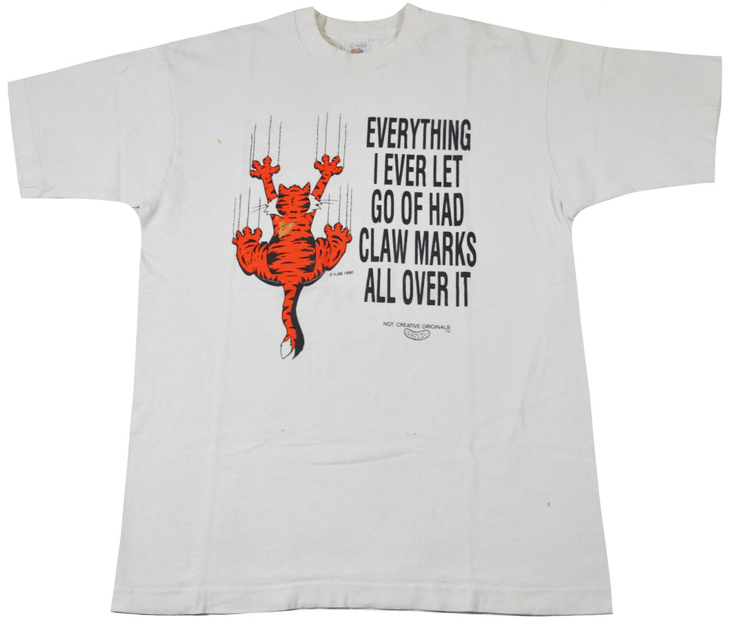 Vintage Tiger Cat 1990 Shirt Size Large