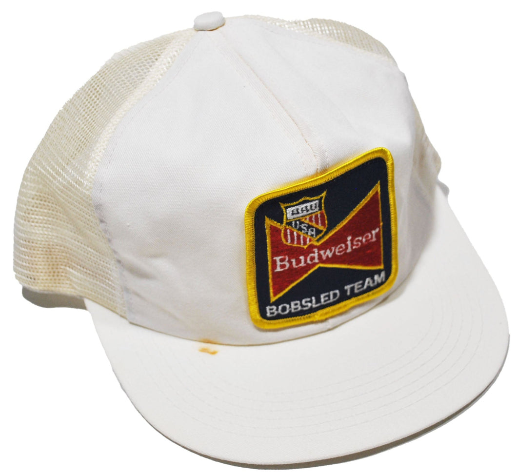Vintage Budweiser Bobsled Team Snapback
