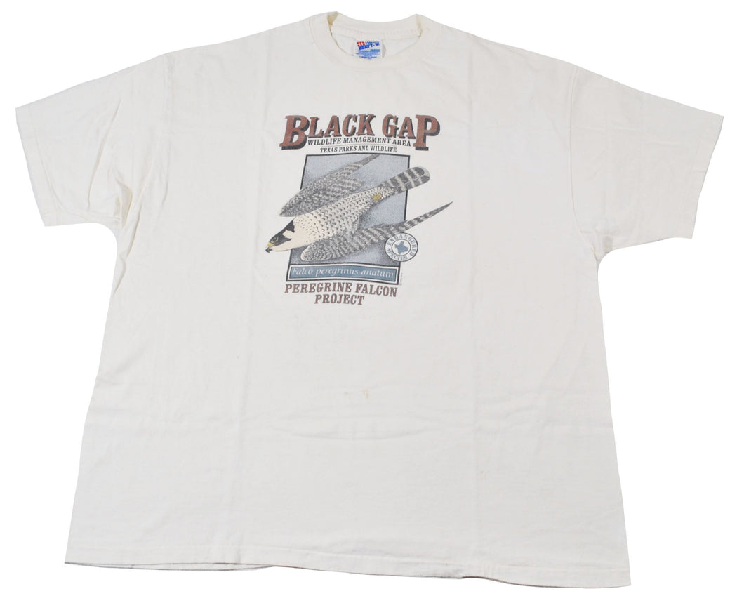 Vintage Black Gap Texas 1994 Falcon Shirt Size 2X-Large