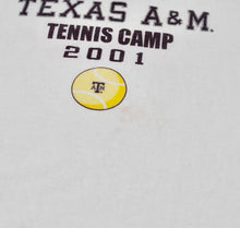 Vintage Texas A&M Aggies Tennis Camp 2001 Shirt Size X-Large