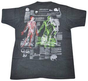 Vintage Skeleton Anatomy Latin 1989 Shirt Size X-Large