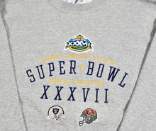 Vintage Tampa Bay Buccaneers Oakland Raiders Super Bowl Sweatshirt Size Medium