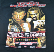 Vintage Briggs vs Liakhovich 2006 WBO Heavyweight Boxing Shirt Size Large