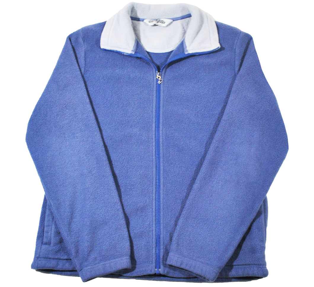 Vintage White Sierra California USA Fleece Size Small