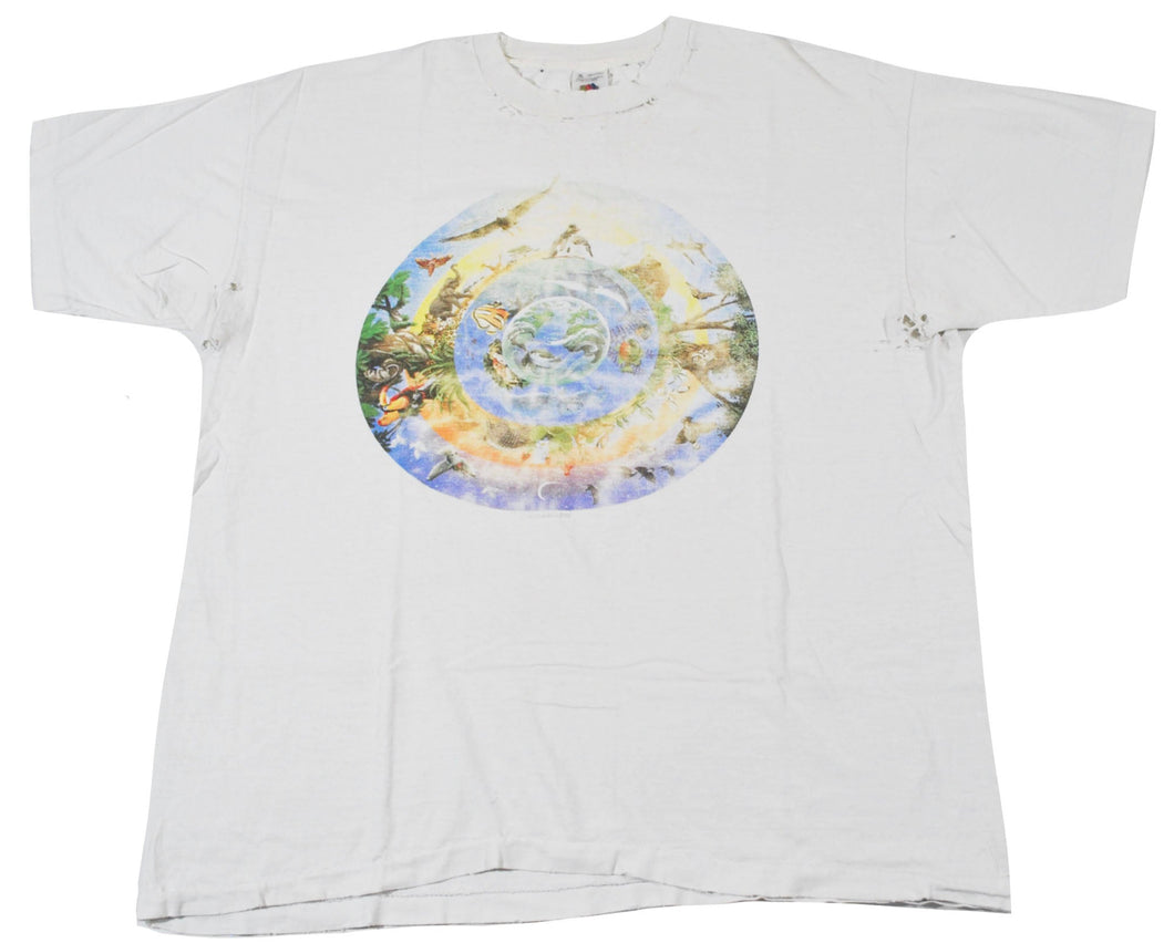 Vintage Earth Thrashed Shirt Size X-Large
