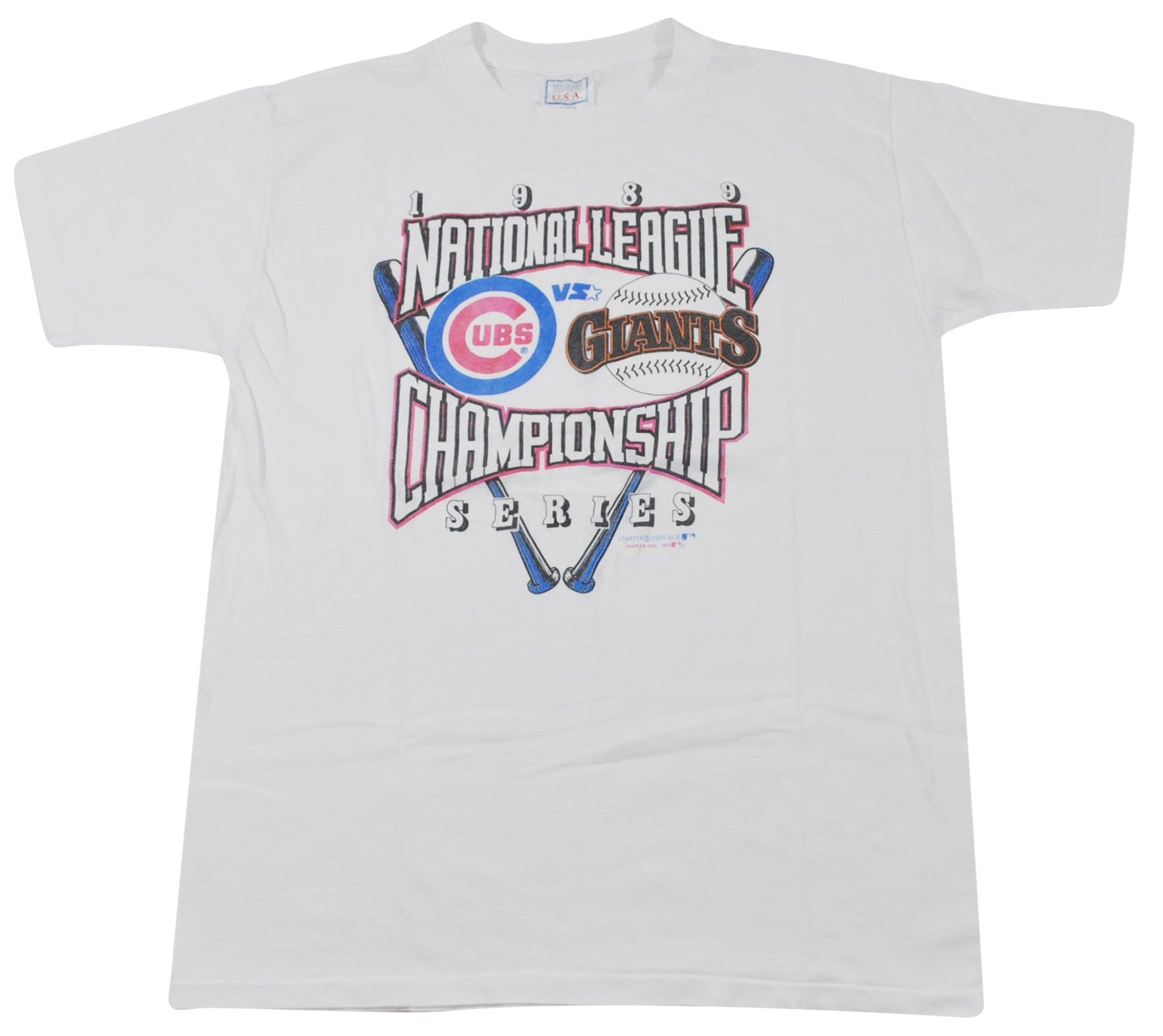 1933 Chicago Cubs Artwork: Men's 50/50 Blend Hooded Long Sleeve T-shirt
