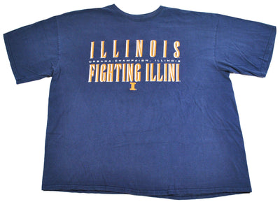 Vintage Illinois Fighting Illini Shirt Size 2X-Large