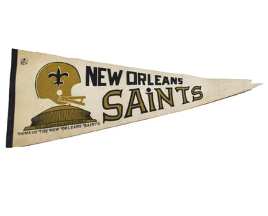 Vintage New Orleans Saints Pennant