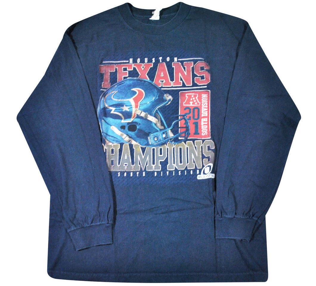 Vintage Houston Texans 2011 Champions Shirt Size Large