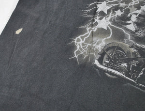 Vintage Born To Be Wild Motorcycle Eagle USA Shirt Size 2X-Large