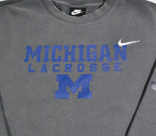 Michigan Wolverines Lacrosse Nike Player Sweatshirt Size Large