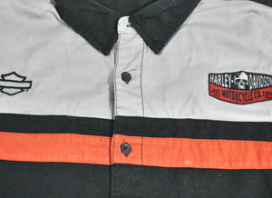 Vintage Harley Davidson Button Shirt Size 3X-Large