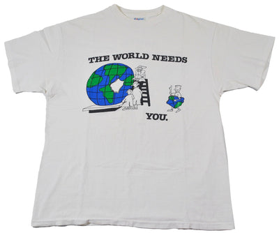 Vintage The World Needs You 1992 Shirt Size Large