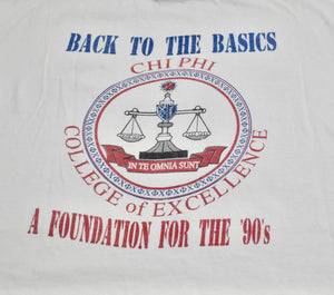 Vintage Chi Phi Fraternity 90s Shirt Size X-Large