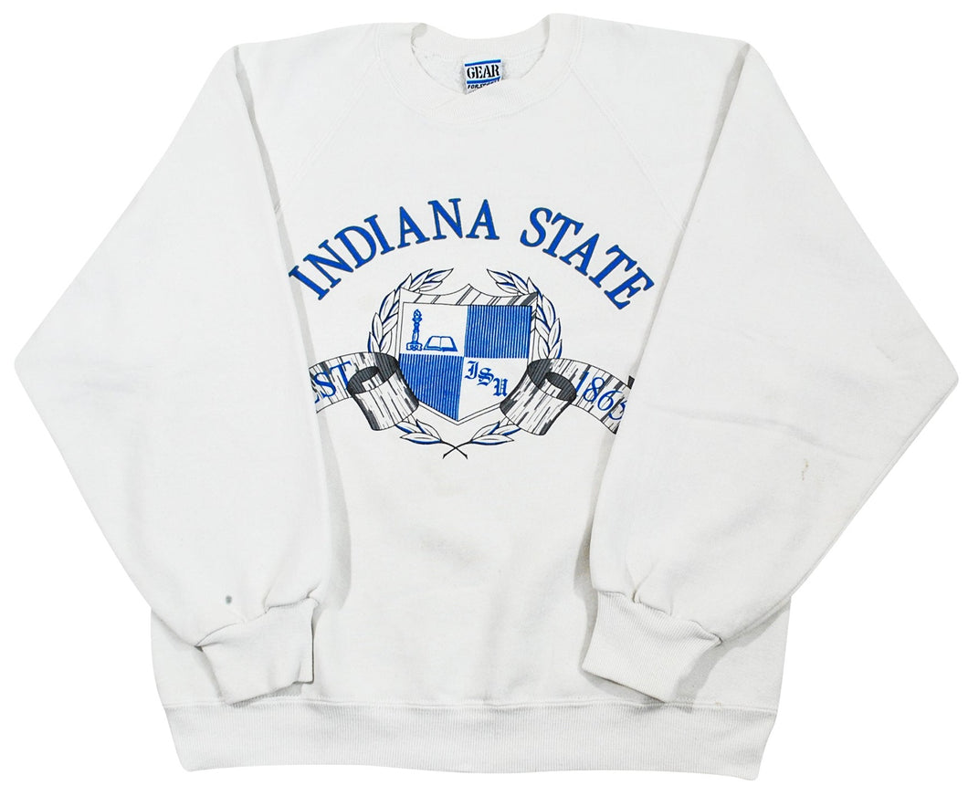 Vintage Indiana State Sycamores Sweatshirt Size Medium