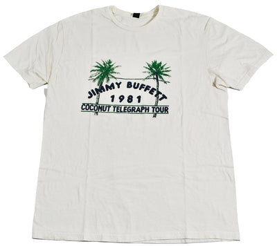 Jimmy Buffett Coconut Telegraph Tour Shirt Size Large