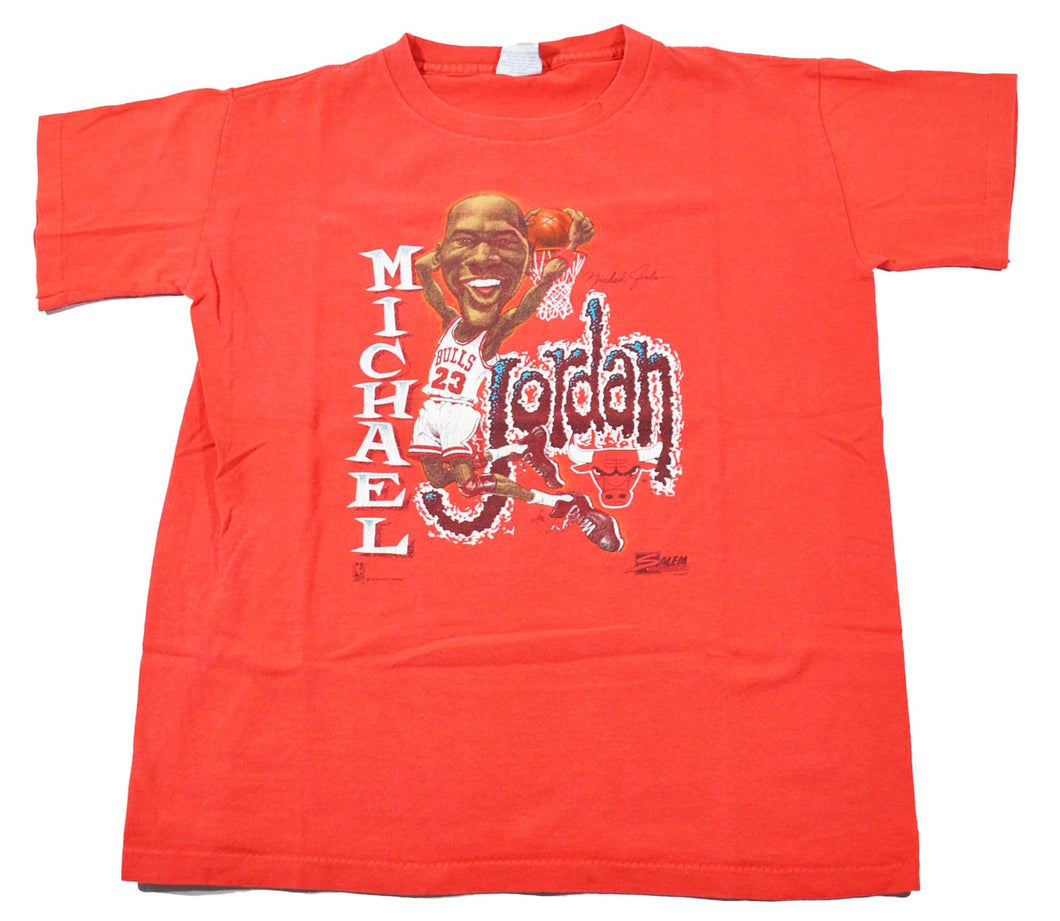 Vintage Chicago Bulls Michael Jordan Salem Shirt Size Youth Large