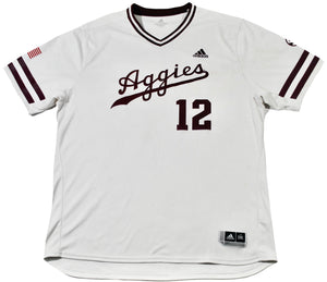 Texas A&M Aggies Adidas Baseball Jersey Size 2X-Large