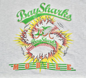 Vintage Mobile Bay Sharks Shirt Size X-Large