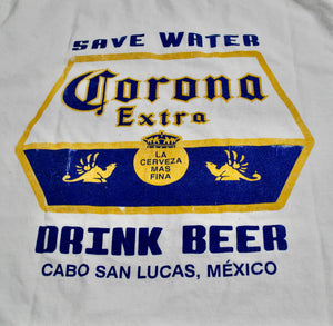 Vintage Corona Save Water Shirt Size Medium