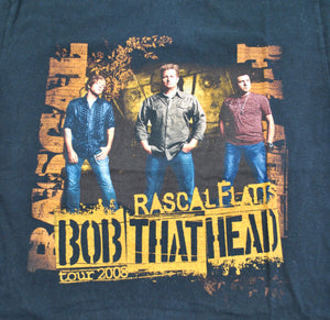 Vintage Rascal Flatts 2008 Tour Shirt Size Medium