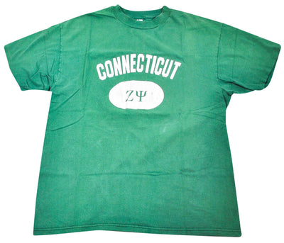 Vintage Connecticut Zeta PSI Fraternity Shirt Size X-Large