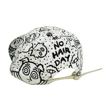 Vintage No Hair Day Art Leather Strap Hat