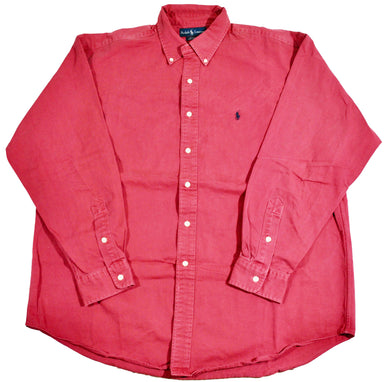 Vintage Ralph Lauren Polo Button Shirt Size X-Large