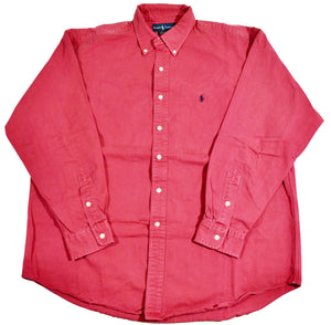 Vintage Ralph Lauren Polo Button Shirt Size X-Large