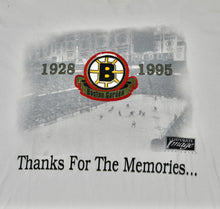 Vintage Boston Bruins 1995 Thanks For The Memories Boston Garden Shirt Size X-Large