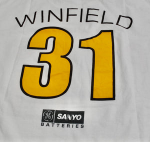 Vintage San Diego Padres Dave Winfield 2001 Shirt Size X-Large