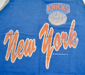 Vintage New York Knicks 1989 Nutmeg Tank Size Large