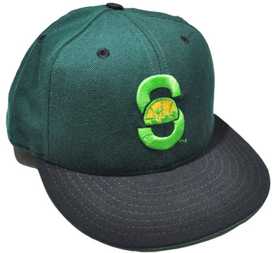 Vintage Seattle Super Sonics Wool New Era Fitted Hat Size 6 7/8