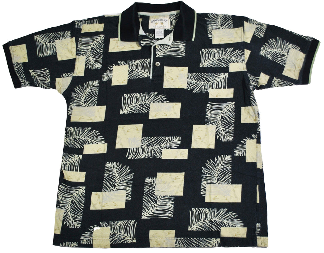 Vintage Bamboo Cay Golf Polo Size Medium