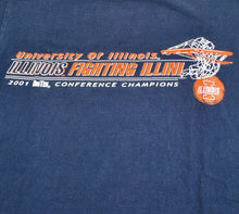 Vintage Illinois Illini 2001 Big Ten Champions Shirt Size Small