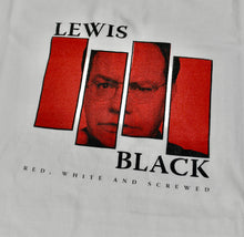 Vintage Lewis Black Red White & Screwed 2006 Comedy Shirt Size X-Large